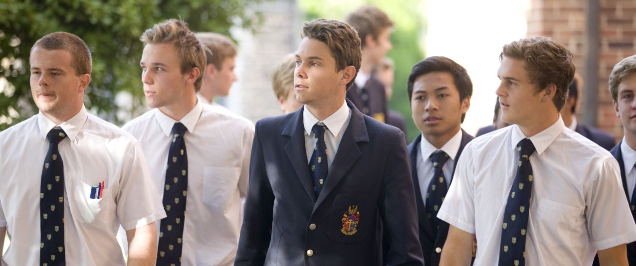 Brighton Grammar Prefects 2013 leaving chapel