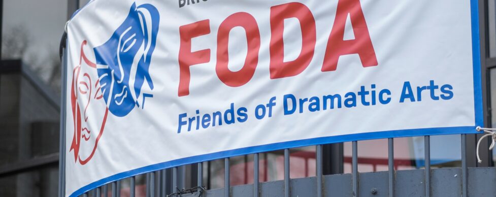 The Brighton grammar School friends of the Dramatic Arts banner