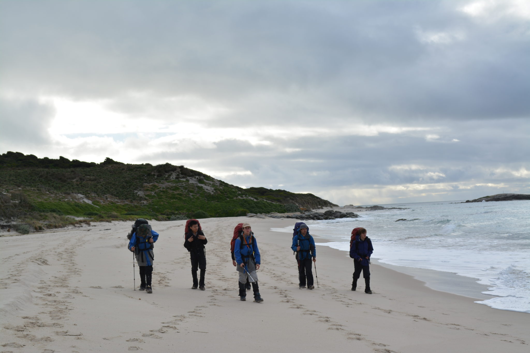 Leading Boys School, Brighton Grammar's Year 9 King Island Hike 2015