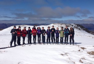 Brighton grammar Year 10 Cross Country Skiing Mt Stirling 2015