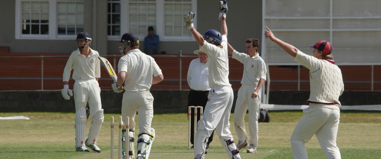 Brighton Grammar Cricket team Celebrating