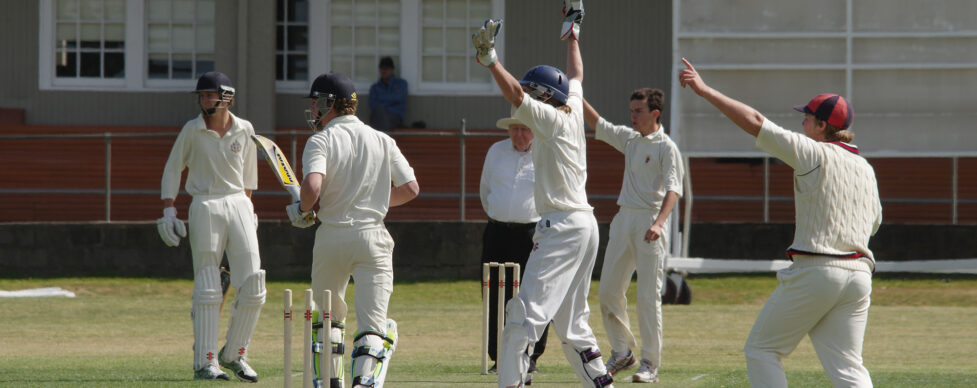 Brighton Grammar Cricket team Celebrating