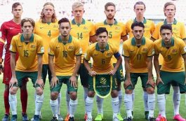 Lucas Derrick (Brighton grammar Student, Class of 2016, first on the right in back row) with the rest of the Joeys at the FIFA U17 World Cup