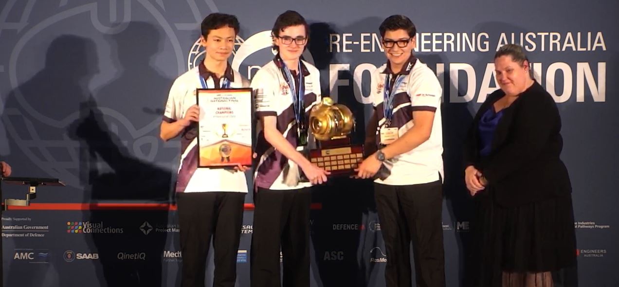 Brighton Grammar students win F1 in schools australian national championships